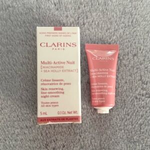 5/$25 🎆 NIB Clarins Multi-Active Night Cream 0.1 oz